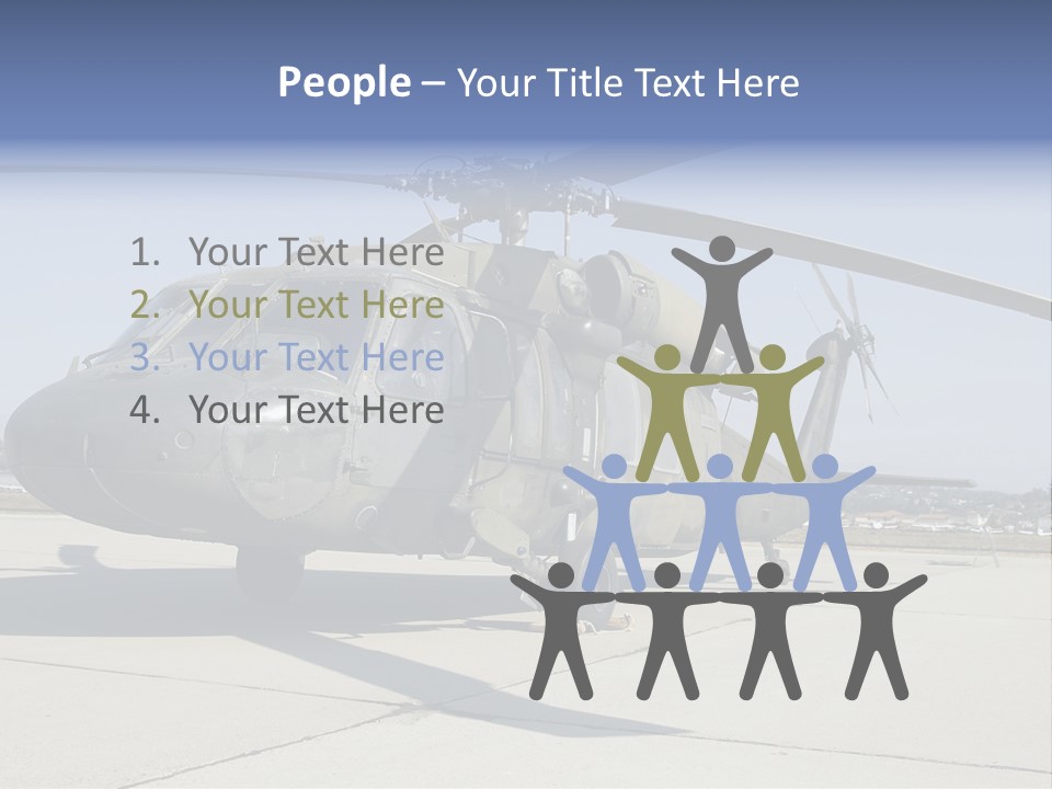 White Air Cold PowerPoint Template