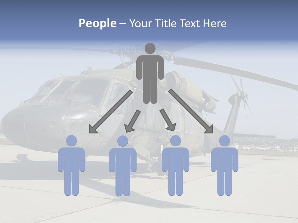 White Air Cold PowerPoint Template