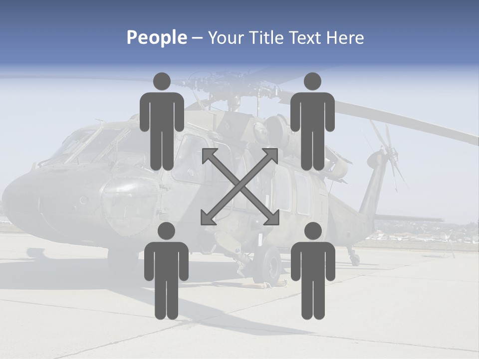 White Air Cold PowerPoint Template