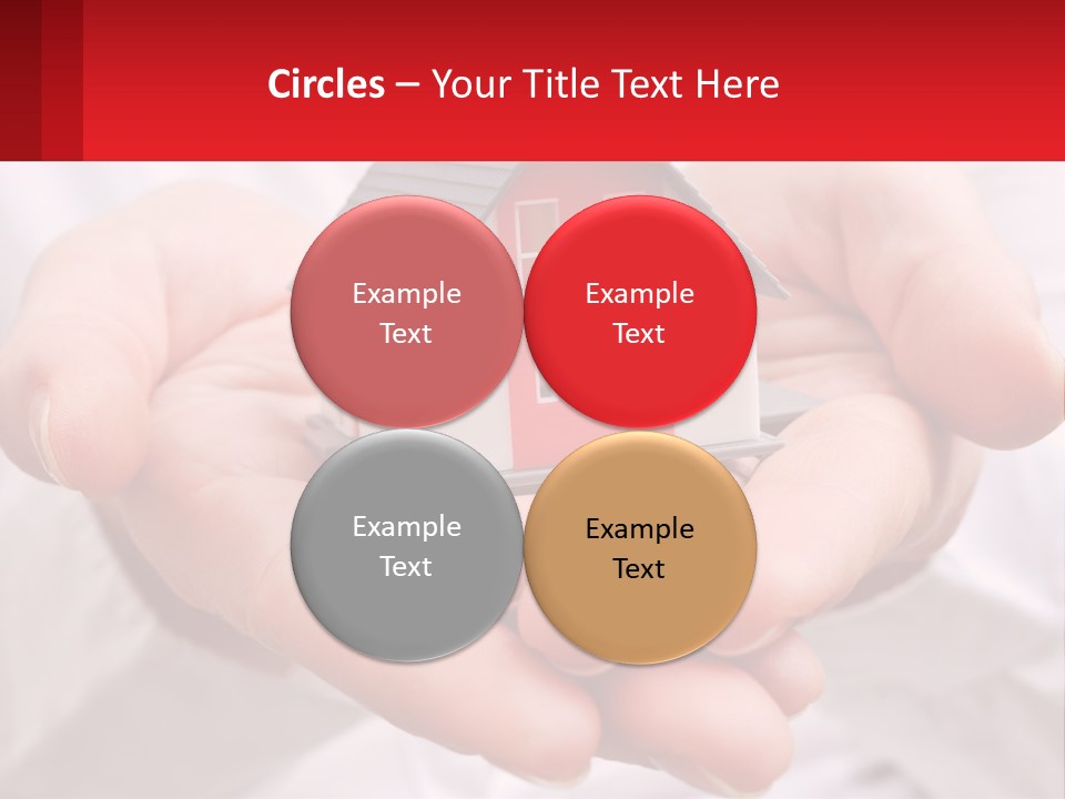 Energy Conditioner House PowerPoint Template