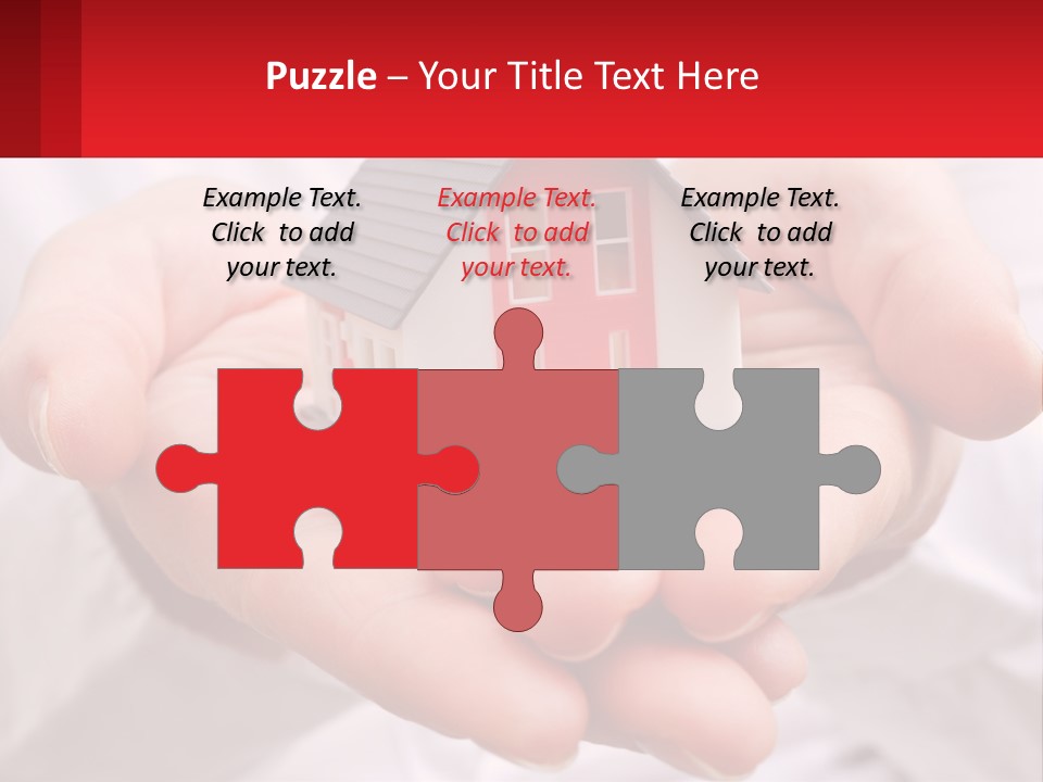 Energy Conditioner House PowerPoint Template