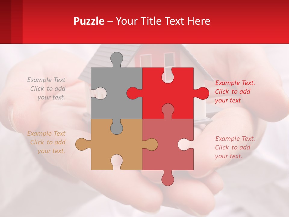 Energy Conditioner House PowerPoint Template