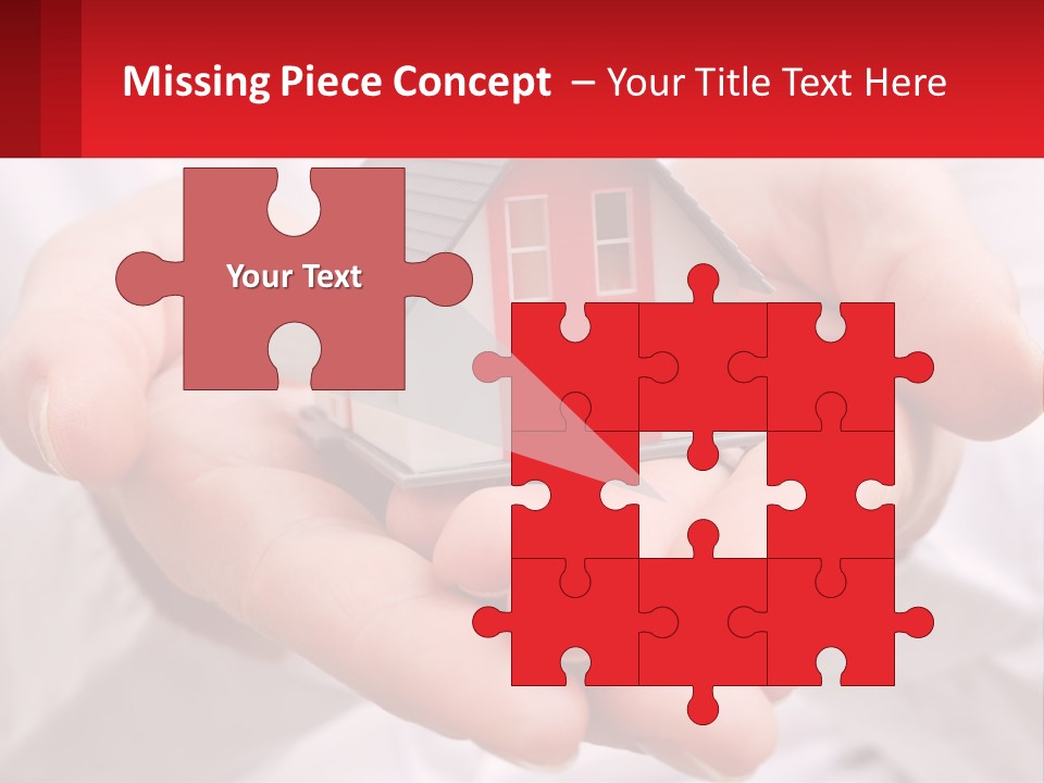 Energy Conditioner House PowerPoint Template