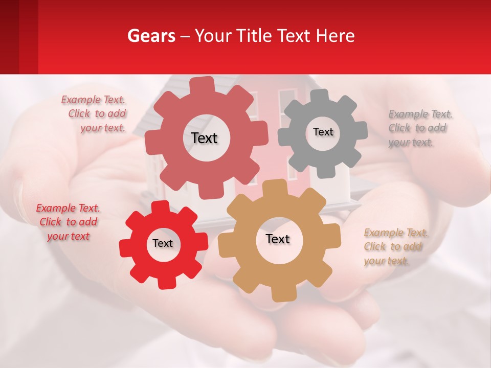 Energy Conditioner House PowerPoint Template