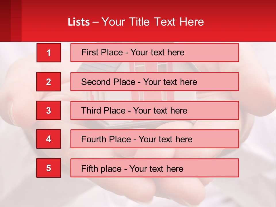 Energy Conditioner House PowerPoint Template