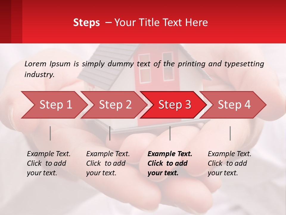 Energy Conditioner House PowerPoint Template