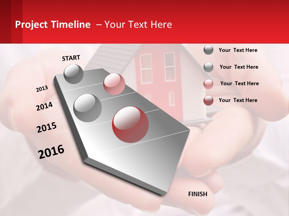 Energy Conditioner House PowerPoint Template