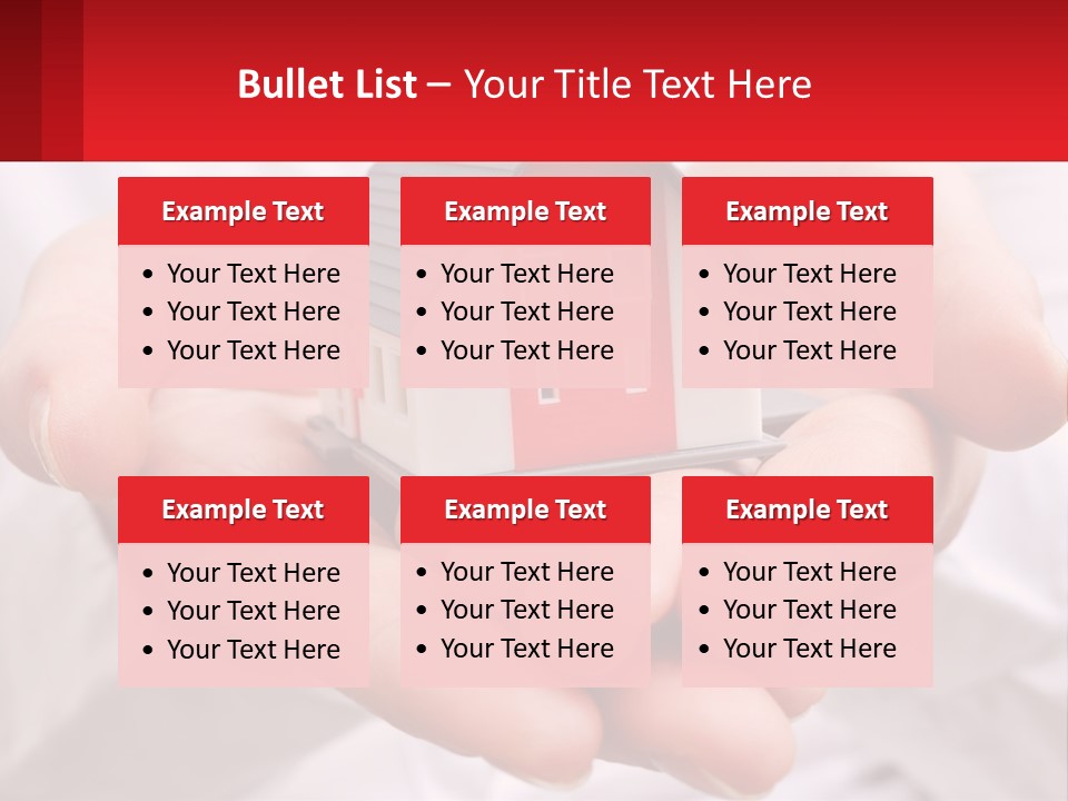 Energy Conditioner House PowerPoint Template