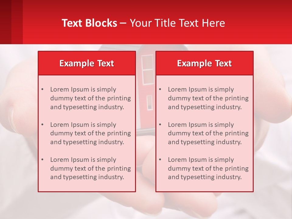 Energy Conditioner House PowerPoint Template