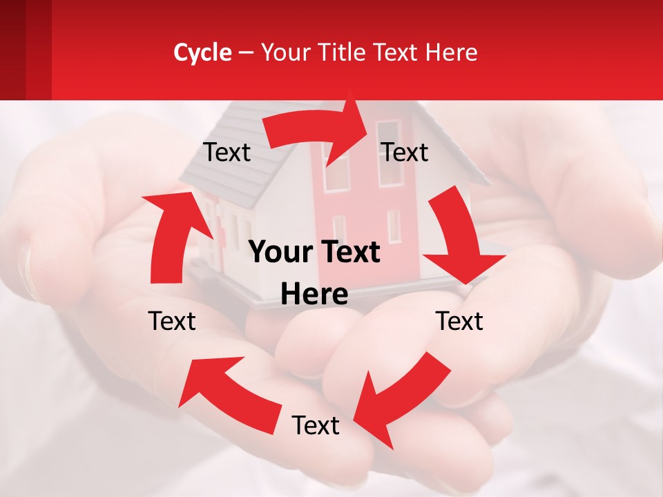 Energy Conditioner House PowerPoint Template