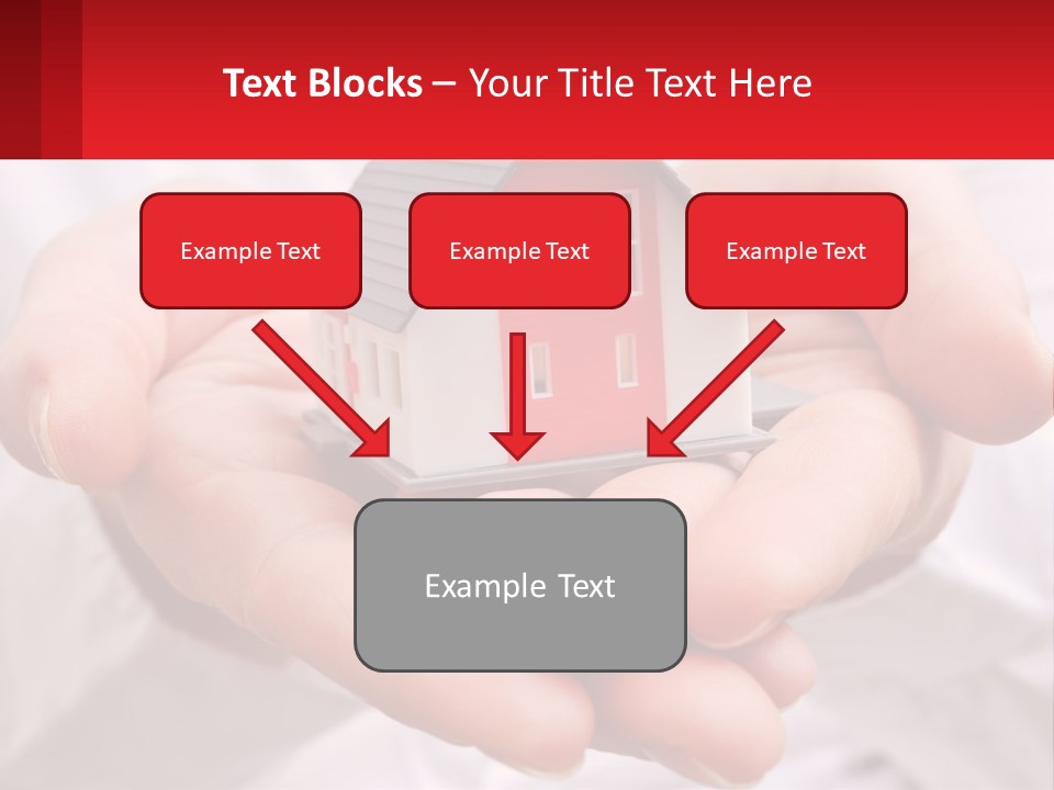 Energy Conditioner House PowerPoint Template