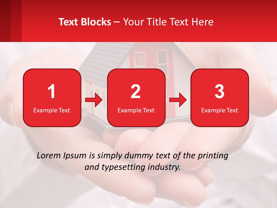 Energy Conditioner House PowerPoint Template