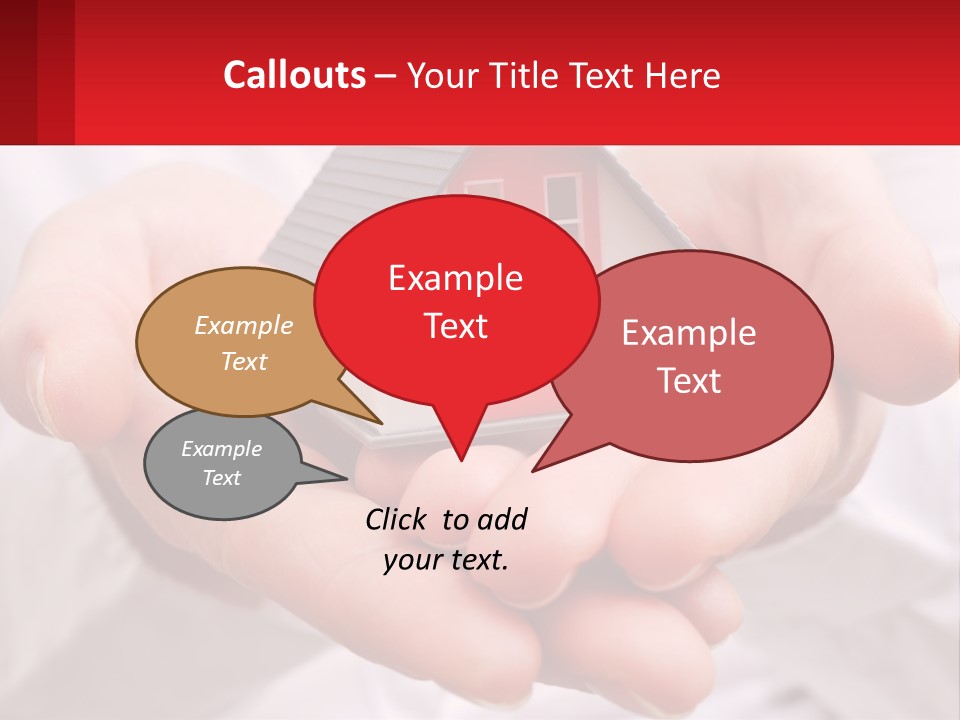 Energy Conditioner House PowerPoint Template