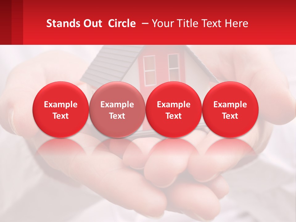 Energy Conditioner House PowerPoint Template