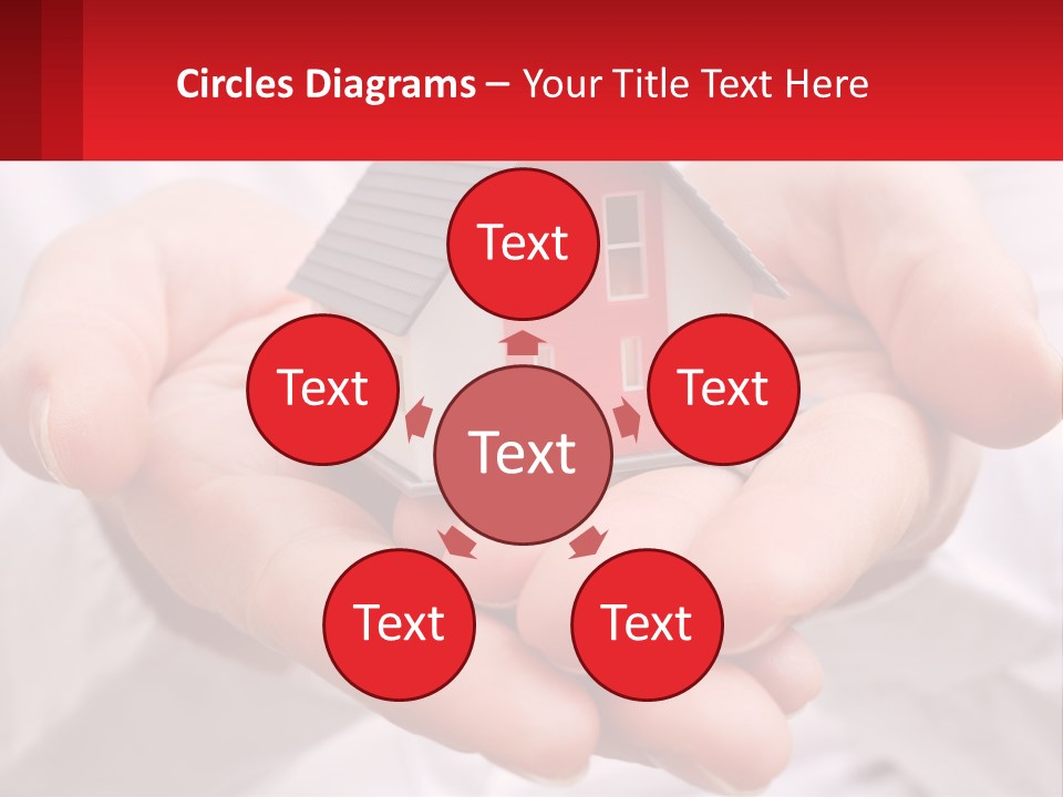 Energy Conditioner House PowerPoint Template