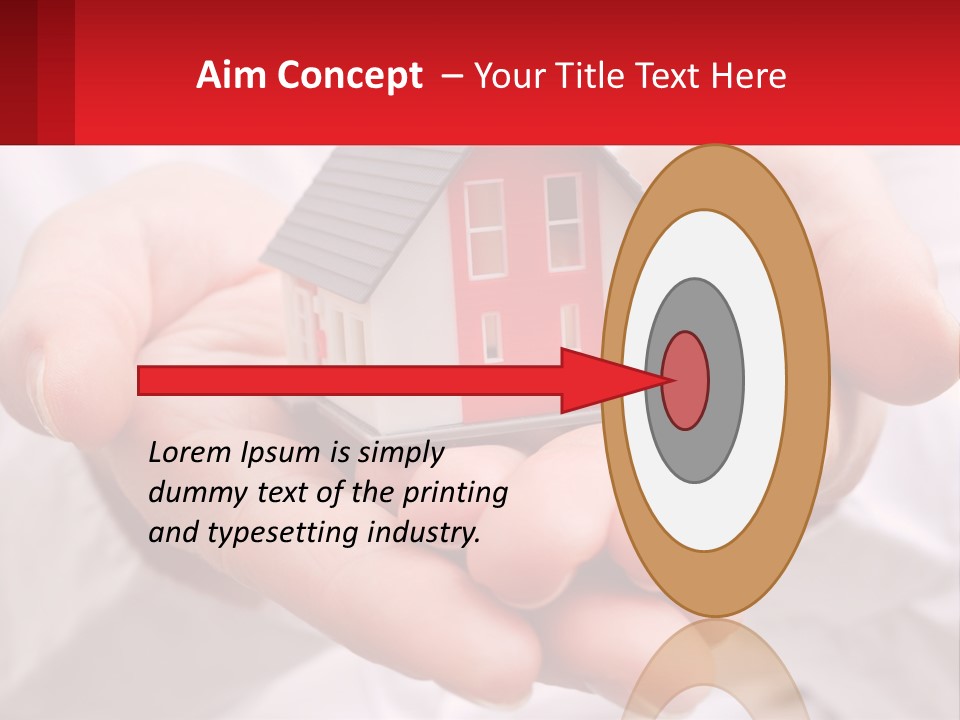 Energy Conditioner House PowerPoint Template