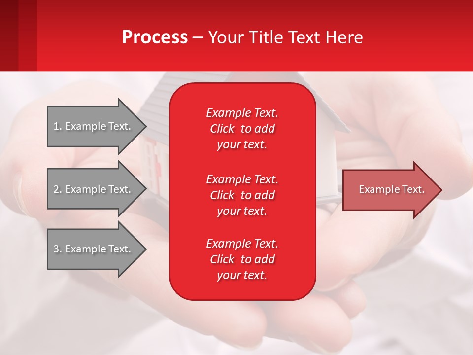 Energy Conditioner House PowerPoint Template