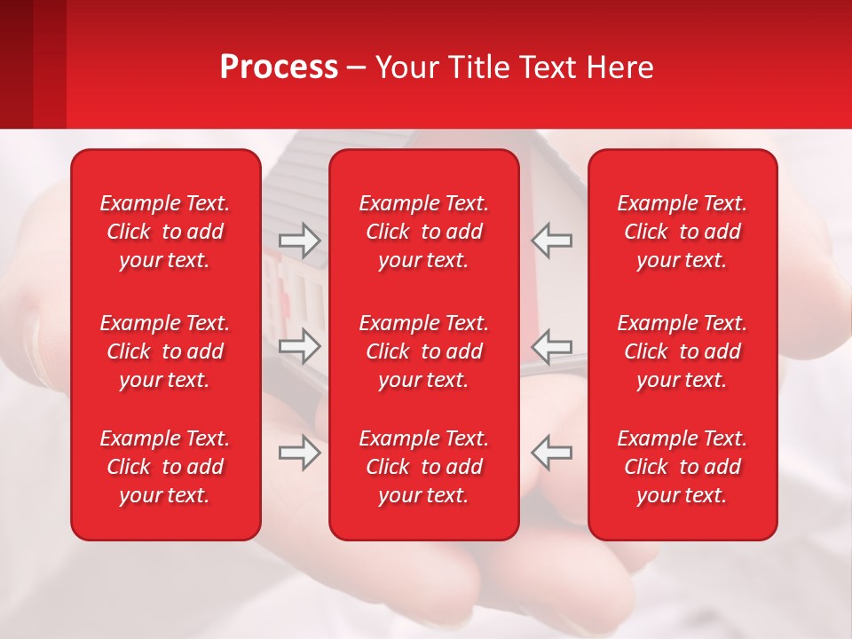 Energy Conditioner House PowerPoint Template