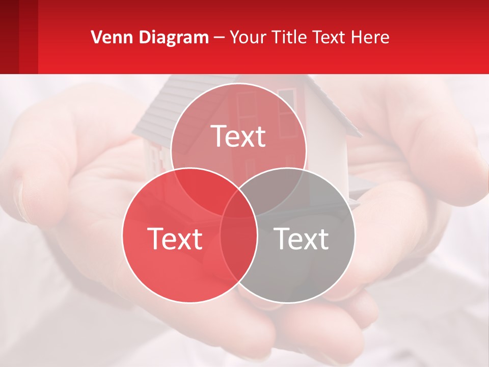 Energy Conditioner House PowerPoint Template