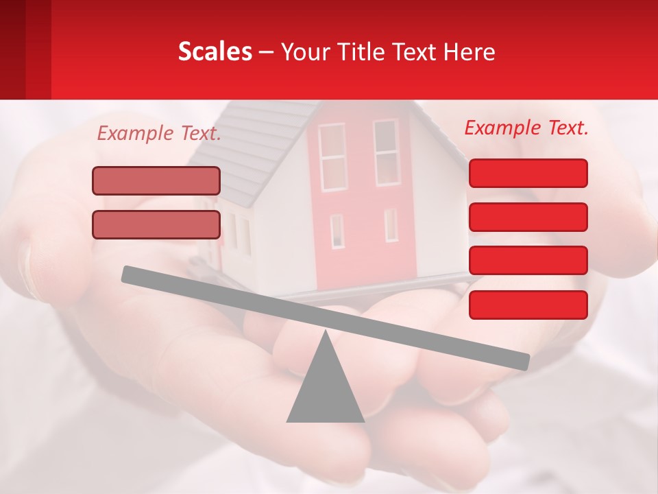 Energy Conditioner House PowerPoint Template