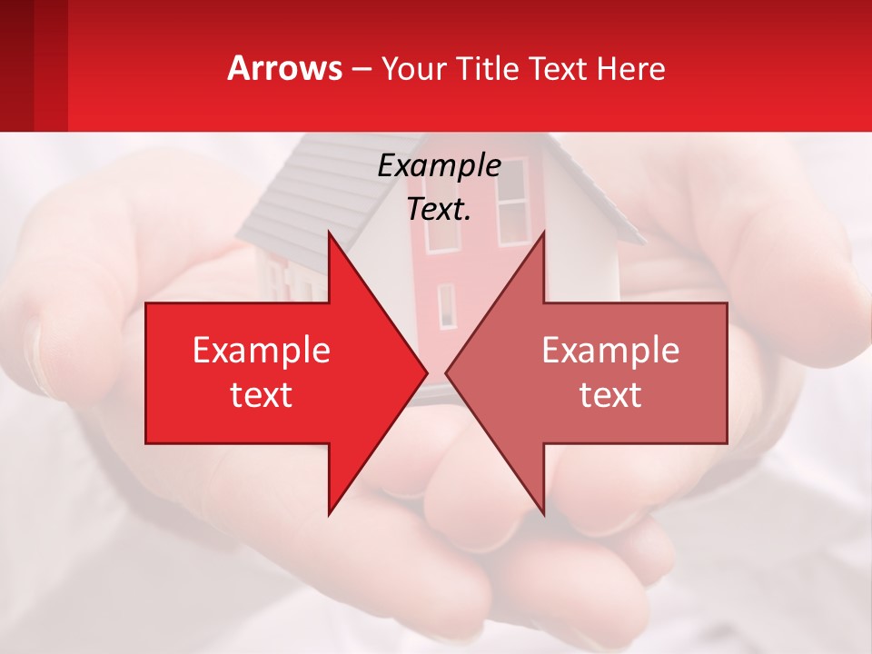 Energy Conditioner House PowerPoint Template