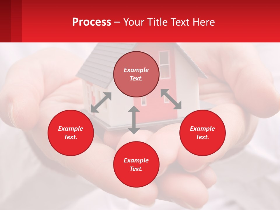 Energy Conditioner House PowerPoint Template