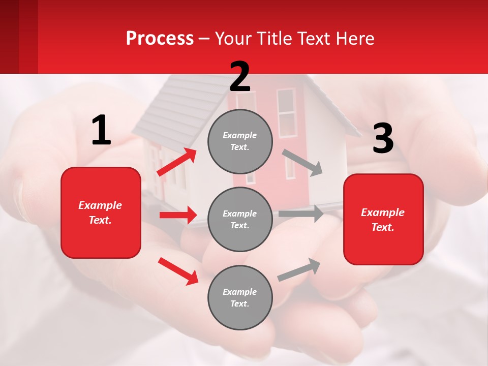 Energy Conditioner House PowerPoint Template
