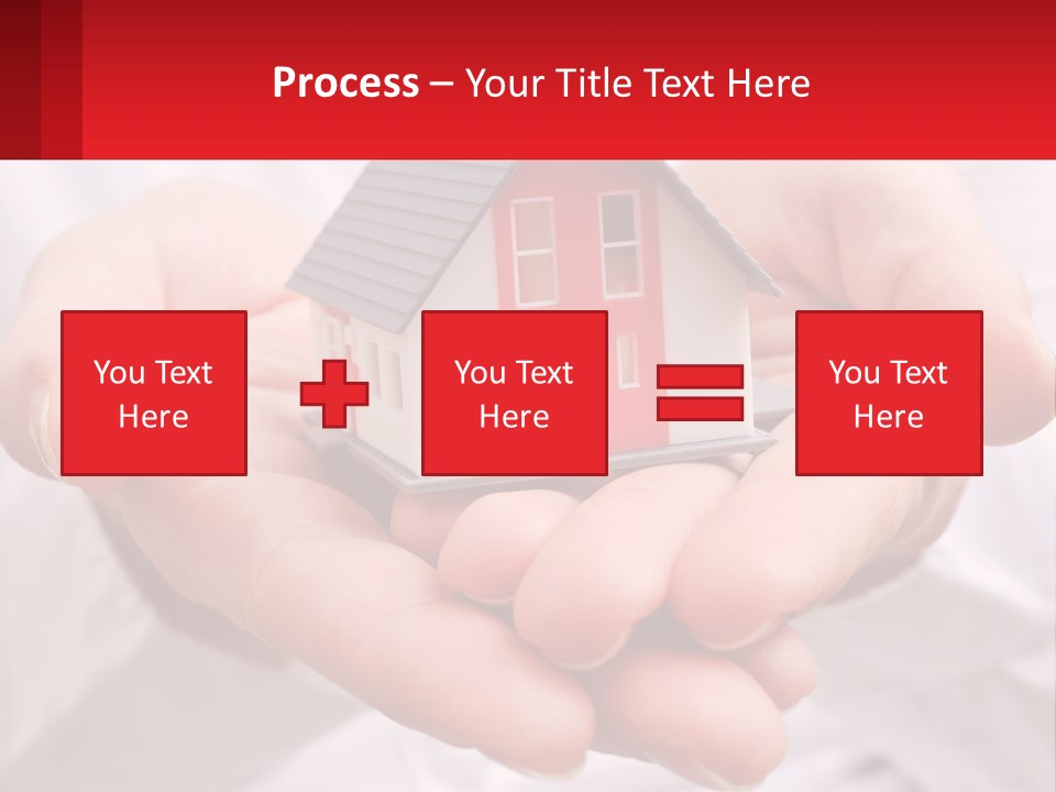 Energy Conditioner House PowerPoint Template