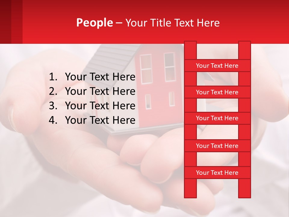 Energy Conditioner House PowerPoint Template