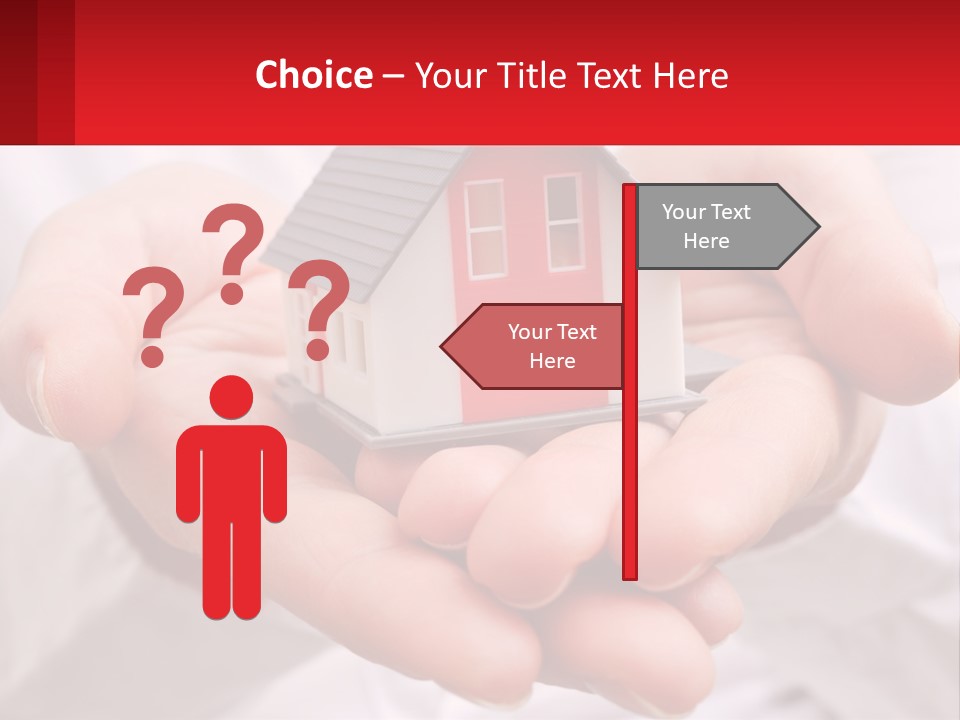 Energy Conditioner House PowerPoint Template