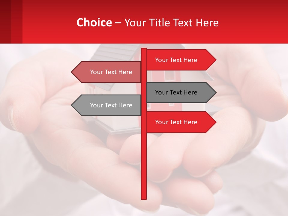 Energy Conditioner House PowerPoint Template