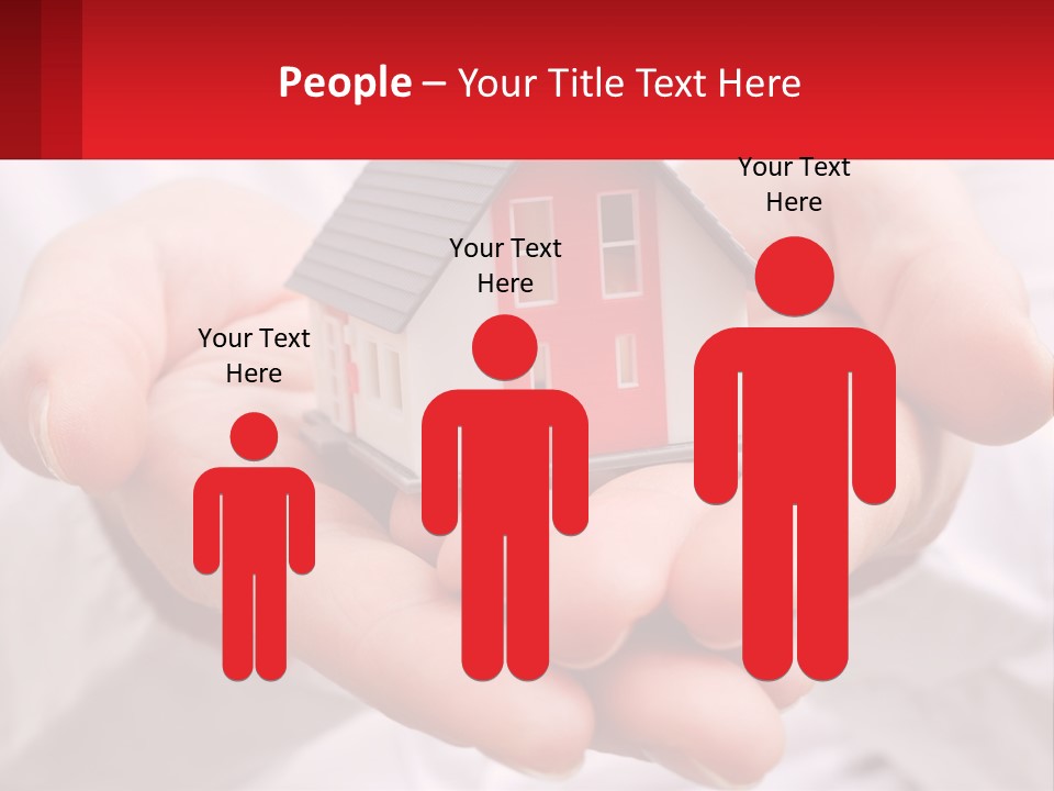 Energy Conditioner House PowerPoint Template