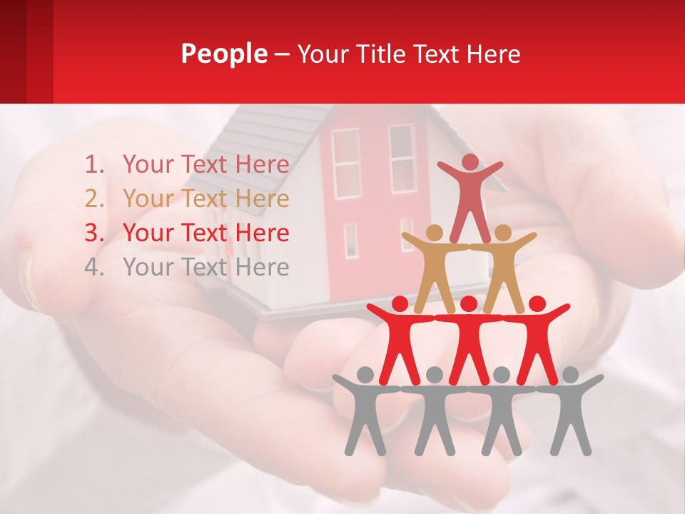 Energy Conditioner House PowerPoint Template