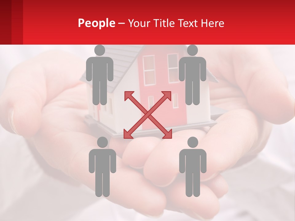 Energy Conditioner House PowerPoint Template