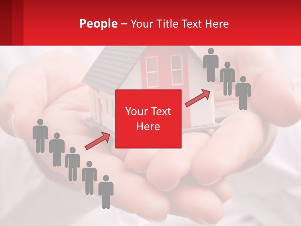 Energy Conditioner House PowerPoint Template