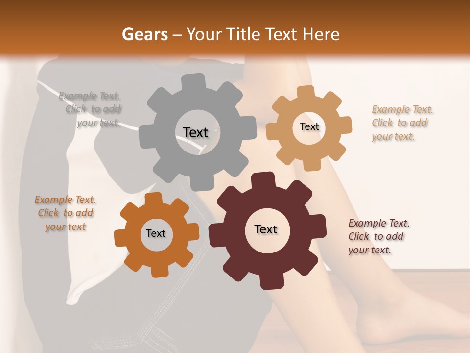 Technology System White PowerPoint Template