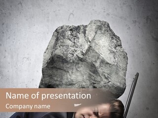 Ventilation White Remote PowerPoint Template