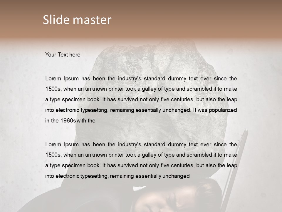 Ventilation White Remote PowerPoint Template