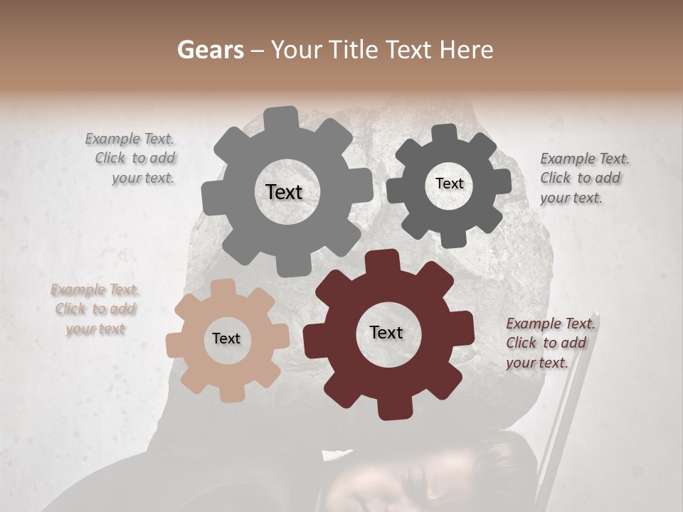Ventilation White Remote PowerPoint Template