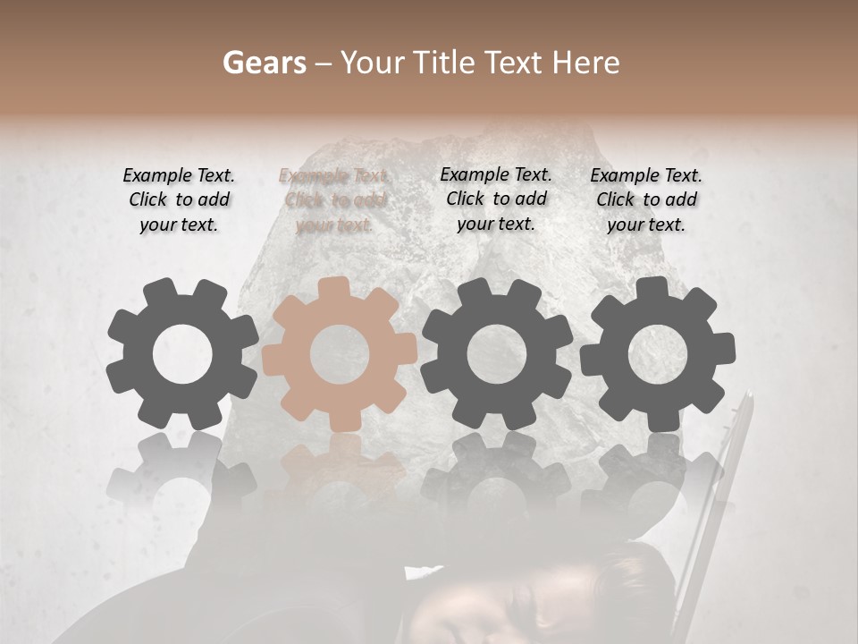 Ventilation White Remote PowerPoint Template