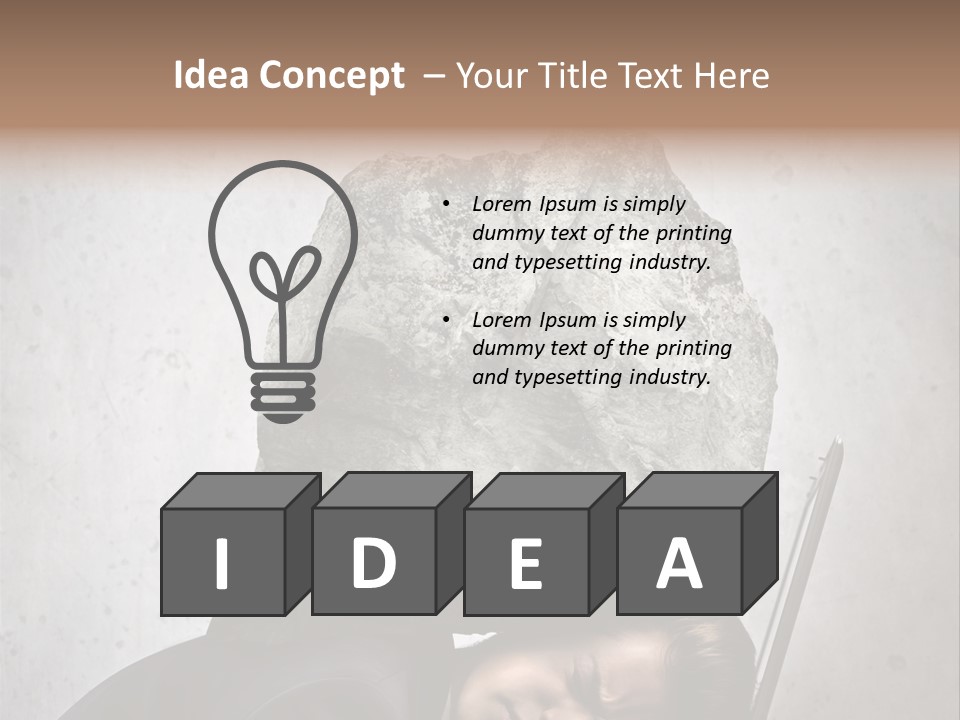 Ventilation White Remote PowerPoint Template