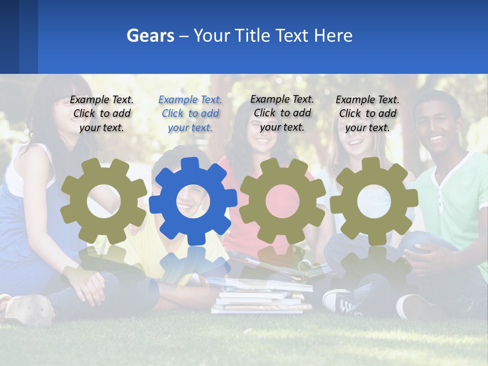 Switch Equipment White PowerPoint Template