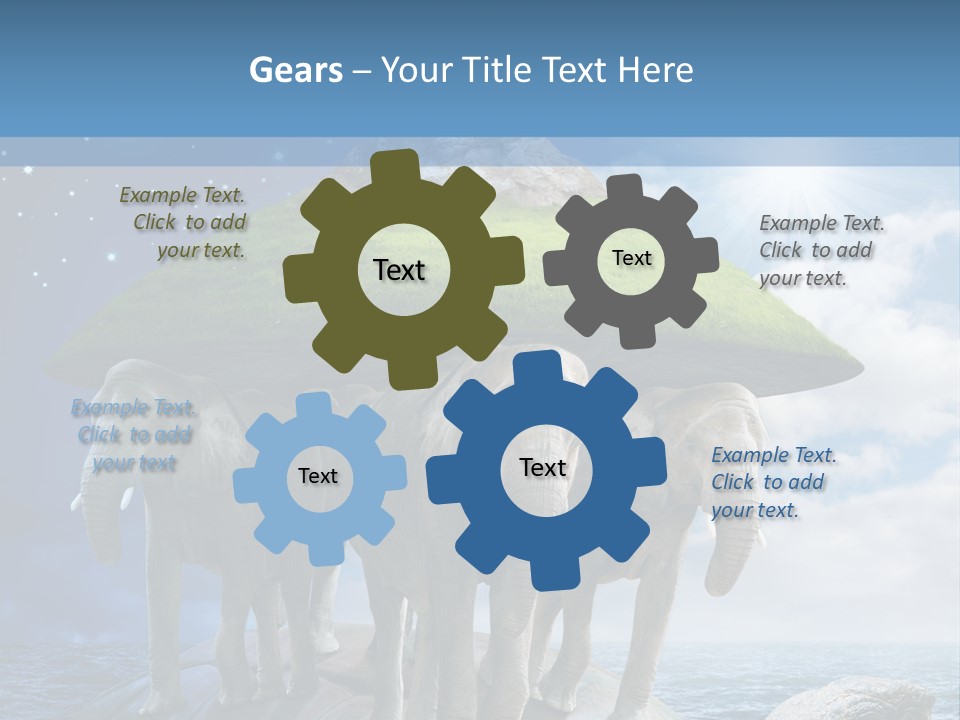 Switch Cold Conditioner PowerPoint Template