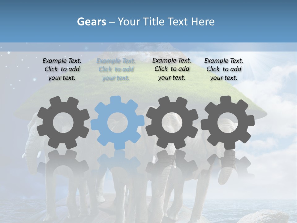 Switch Cold Conditioner PowerPoint Template