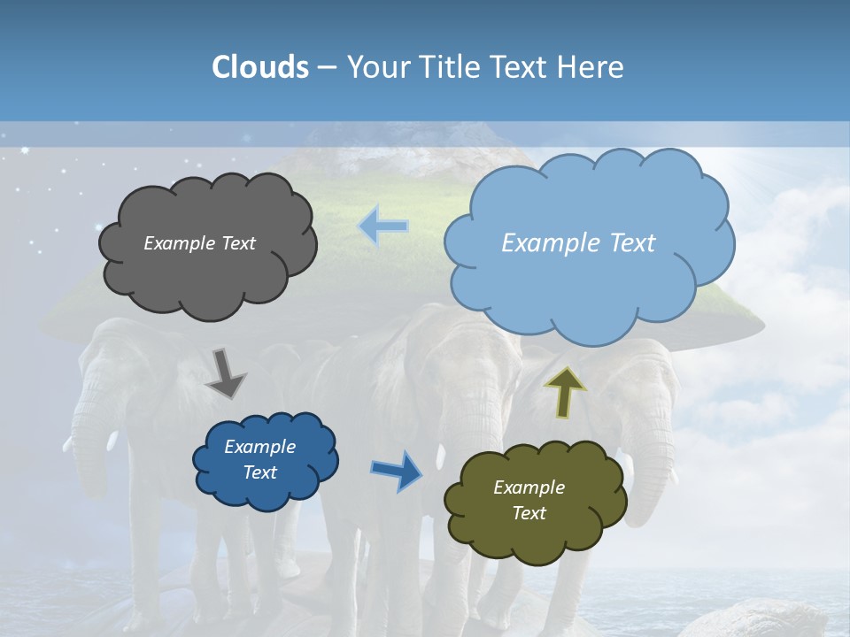 Switch Cold Conditioner PowerPoint Template
