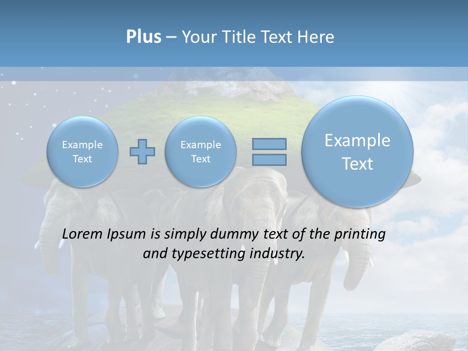 Switch Cold Conditioner PowerPoint Template
