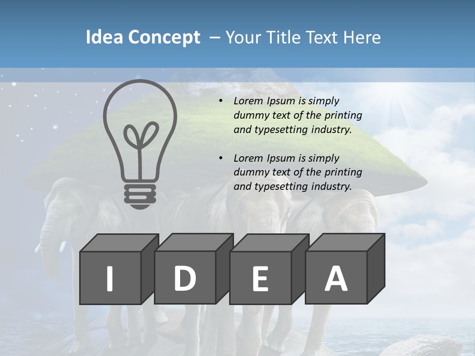 Switch Cold Conditioner PowerPoint Template