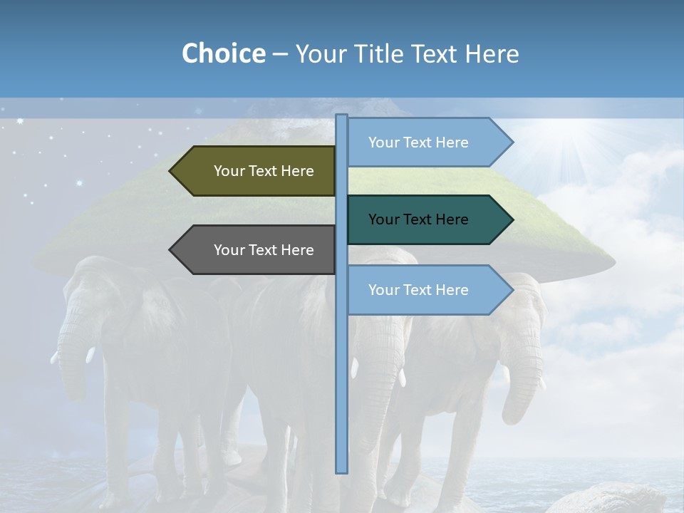 Switch Cold Conditioner PowerPoint Template