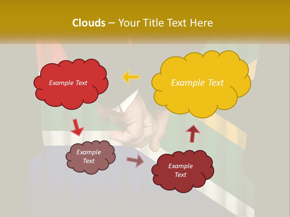 Heat Air White PowerPoint Template