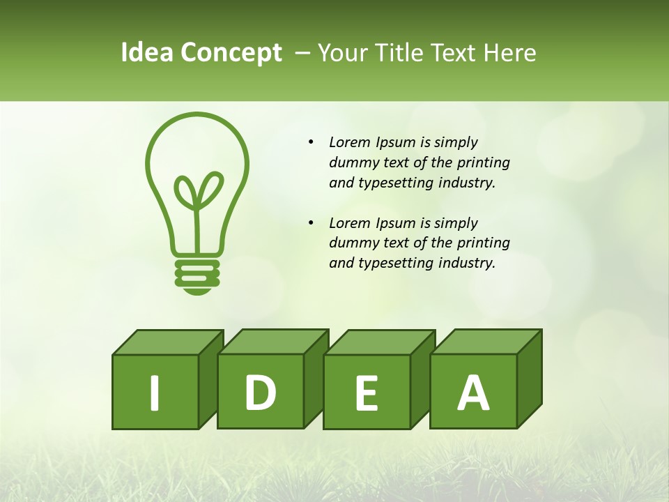 Electricity Unit Part PowerPoint Template